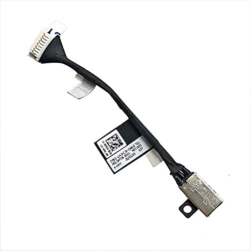 Gintai DC In Power Jack DC Dock DC Jack DC Port Socket Charging Port Cable Replacement for Dell Latitude 14 3420, 14 3430, 15 3520 450.0NF0B.0011 450.0NF0B.0001 0HJW4D HJW4D