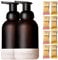 Raindrop Sustainable Hand Soap Starter Pack, 2x Foaming Glass Dispenser Bottles and 8x Eco-friendly Hand Wash Refill Tablets and, Multipack, for Kitchen and Bathroom