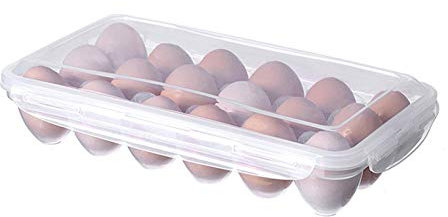 Egg Container Egg Storage Box Holder Container Portable Egg Storage Box Kitchen Refrigerator Egg Organiser for H