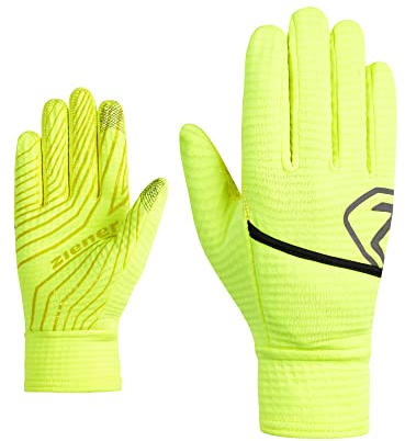Ziener Herren Ivano Touch Freizeit- / Funktions- / Outdoor-Handschuhe | Touch, Überzieh-Fäustling, Poison Yellow, 11