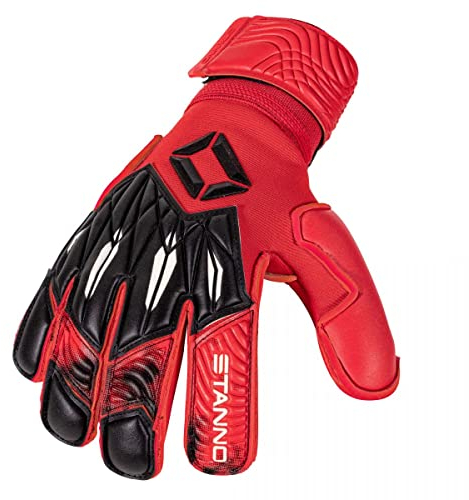 Stanno Torwarthandschuhe - Ultimate Grip III - Zuverlässiger Griff - Handschuhe für Den Ehrgeizigen Keeper Rot - Größe 8