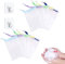 Borsa Sapone Rete,10 Pezzi Sacchetti Rete per Sapone con 2 Ganci Rete per Sapone Solido a Doppio Strato con Coulisse Sacchetti Sapone Solido per Sapone Schiumogeno per Lavaggio Doccia (Colori Casuali)
