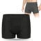 Carer Inkontinenz Pants Männer, Herren-Boxershorts für Inkontinenz mit saugfähigem Pad 300 ml Urinkapazität Baumwolle Waschbar Inkontinenz Unterwäsche für Männer Schwarz XXXL-Größe