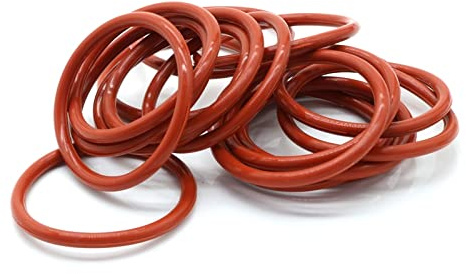 10 pièces joint d'anneau en Silicone rouge CS 2mm OD 5 ~ 90mm joint torique joint en caoutchouc autocuiseur joint torique alimentaire joint à haute température ( Color : 10Pcs , Size : OD 13mm ID 9mm