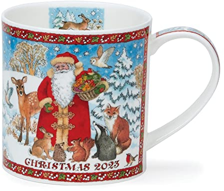 Dunoon Orkney 0.35 Litre Fine Bone China Mug Christmas 2023