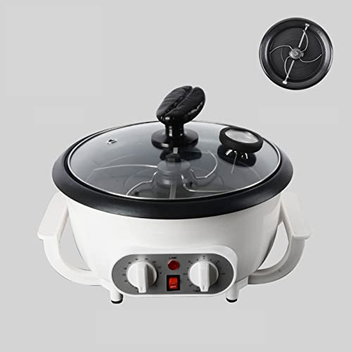 Coffee Roasting Machine Roasting Bean Machine Health Pot Fried Peanuts Stir-Fry Pan Roasted Beans Small Household Roasting Machine,Double-stir-bar