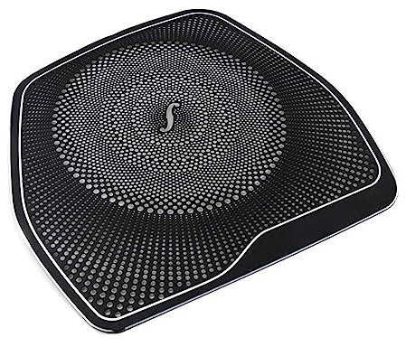 Armaturenbrett Lautsprecherabdeckung W205, Audio Lautsprecher Abdeckung Trim Aluminium Audio Stereo Lautsprecher Hochtöner Abdeckung für C-Klasse W205 C180 C200 2015-2017 Dashboard Audio Speaker Cover