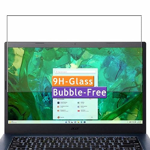 Vaxson Tempered Glass Screen Protector, compatible with Acer Aspire Vero AV14-52P 14 Laptop Visible Area, 9H Film Protectors Guard