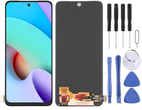 Pantalla LCD de teléfono móvil Material AMOLED Pantalla LCD y digitalizador Conjunto Completo para Xiaomi Redmi Nota 11 4G / Redmi Note 11S 4G / Poco M4 Pro Parte de reparación
