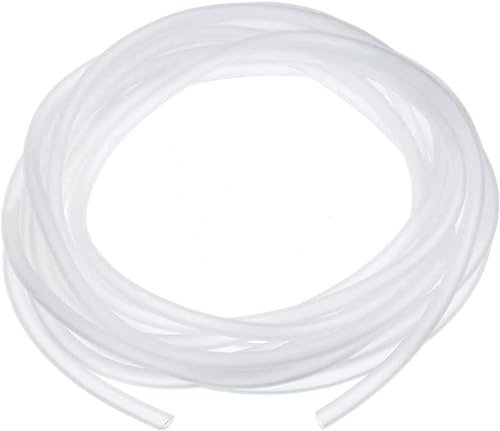 Konrunppy Tuyau à air d'aquarium en silicone, PVC, 4/6 mm, transparent, 10 m