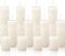 12 Pieces Ivory Pillar Candles, Dripless Unscented Candles, Paraffin Wax Tall Candle for Halloween, Spa, Holiday, Birthday, Home, Bath, Reception Decor, 2'' x 3'', 2'' x 6'', 2'' x 8''