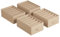 SONGMICS Kleiderschrank-Organizer 4er Set, Aufbewahrungsbox 6 Fächer, Schubladen-Ordnungssystem, Ordnungsboxen faltbar, 42 x 30 x 17 cm, für Hosen, Kleidung, sandbeige RUS009K01