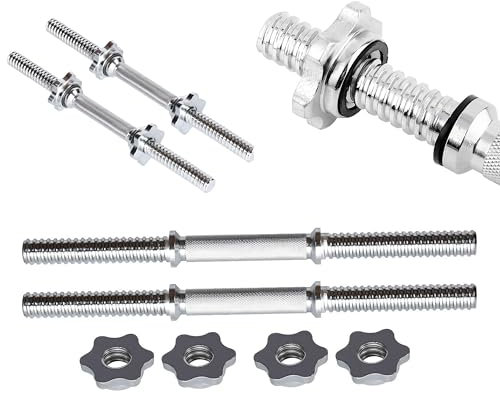 Dumbbell Bar Pair With Spinlock Collars Workout Gym Weight Lifting Set Fitness UK