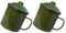 Ciieeo 2stücke Vintage Emaille Teilig Militärgrün Nostalgisches Design Für Kaffee Tee Und Zuhause Mit Ergonomischem Griff Und Rutschfester Oberfläche