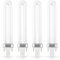 SEWACC 4 Pcs UV LED Nail Dryer Lamp Bulbs Replacement - 9W 365nm for Nail Art UV Lamp Light