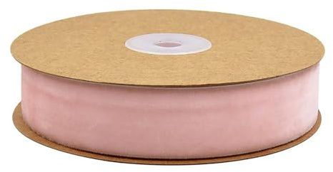 10m Samt-Band 25mm breit Dekoband Zierband Stoffband Geschenkband Borte Farbwahl