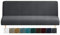 CHELZEN Samt Futon Abdeckung High Stretch Armless Couch Bezüge Spandex Stoff Sofa Bett Slipcover Anti Rutsch Möbel Schutz mit elastischer Boden Maschine Waschbar (Grau)