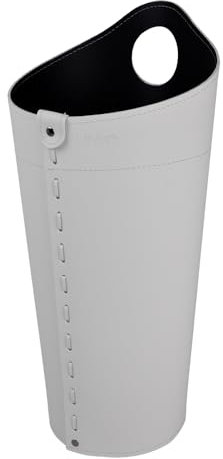 LIMAC Design NIDAC Kaminbesteck aus Leder, Kaminbesteck Werkzeugtasche, Kaminbesteck Eisenbeutel für Kamin und Ofen, originell und exklusiv, Hergestellt in Italien. (weiß)