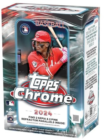 2024 Topps Chrome-Baseballfabrik, versiegelte Vorteilsbox, Baseball-Wachspackungen