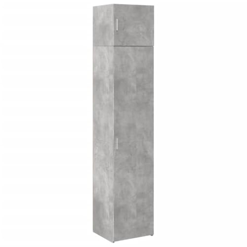 vidaXL Hochschrank Schmal Betongrau 45x42,5x225 cm Holzwerkstoff