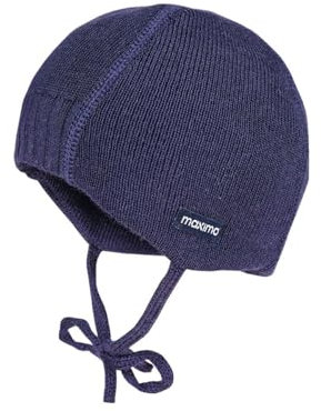 maximo Baby-Erstlingsmütze, Band 4 Flatlocknähte Made in Germany Merino