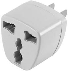 MultiAccesorios Adaptador de Enchufe Tipo A Universal – Compatible con EE. UU., Japón, México, Colombia y Más – Ideal para Viajes – Color Blanco (1 Unidad)
