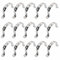Kyuionty 12 Pcs 3 Inch Two Hole Conduit Clamps, M75 Stainless Steel Rigid Pipe Strap Metal U Clamp U-tube Conduit Strap Bracket for Fixing Pipe