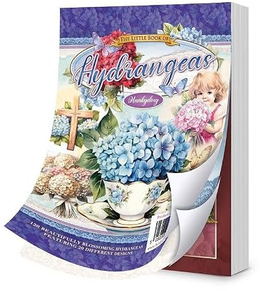 Hunkydory - Little Books -150gsm A6 Cardstock (Hydrangeas)
