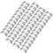 TA-VIGOR 50Pcs T4 Clips Bracket Hanger, Fluorescent Tube Light Fixture Holder Clamps for Integrated Tube Light Fixture LED Bulbs Ceiling Lamp to Prevent Sagging, Stainless Steel