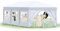 arvioo Pavillon 3x9 m mit 8 Seitenwände Wasserdicht Stabil Winterfest UV-Schutz Partyzelt mit PE-Dach und Stahlrahmen für Outdoor-Events, Märkte & Feste (Weiß)