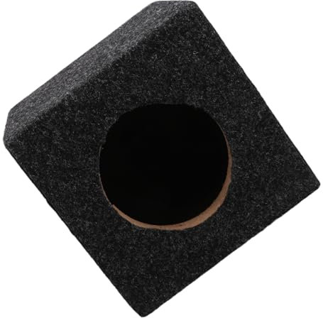 JECOMPRIS Cajas Acústicas De Madera para Altavoces De Coche 5 Pulgadas Caja Cuadrada Audio Vehículo Resistente Uso para Audiófilos