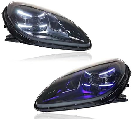 XUXRHMEAN Für Porsche M&ACAN 2014–2018 Matrix Laser Frontscheinwerfer Mit Tagfahrlicht Und Blinkern Auto Scheinwerfer Satz(Xenon)