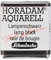Schmincke – HORADAM® AQUARELL - feinste Künstler-Aquarellfarben, 781 Lampenschwarz, 14 781 044, 1/2 Näpfchen