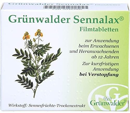 Grünwalder Sennalax Filmtabletten bei Verstopfung, 30 St. Tabletten