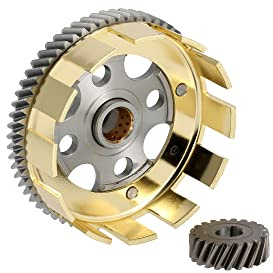 Kupplungszahnrad, Antriebsritzel SET - Sport - 62/21 Zähne - Simson Motor M700 - S70, S83, SR80 - Kupplungskorb erleichtert