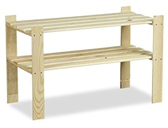 Holzregal 2 Böden 50x80x40 Kellerregal Lagerregal Bücherregal B-07 HIT !