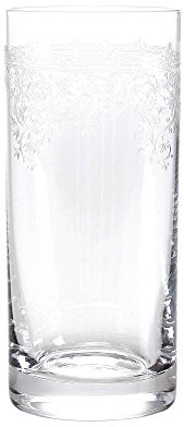 Paul Nagel 6er Set Longdrinkgläser, Cocktailgläser Lucca, Pantografie Dekor