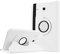 Beebiz - Funda protectora, piel, con función soporte mediante, rotación 360º, para Samsung Galaxy Tab 3 Lite 7.0 SM-T110 blanco Samsung Galaxy Tab E 9.6