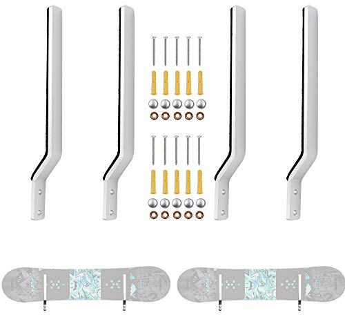 YYST Snowboard Storage Rack Wandhalterung Wandhalterung – Hardware im Lieferumfang enthalten, hält 2 Bretter