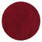 Teppium Moderner Hochflor Teppich Wohnzimmer 200 cm Rund Rot - Shaggy Flauschiger Teppich, Extra Weich, Pflegeleicht und Einfarbig - für Schlafzimmer, Küche und Esszimmer