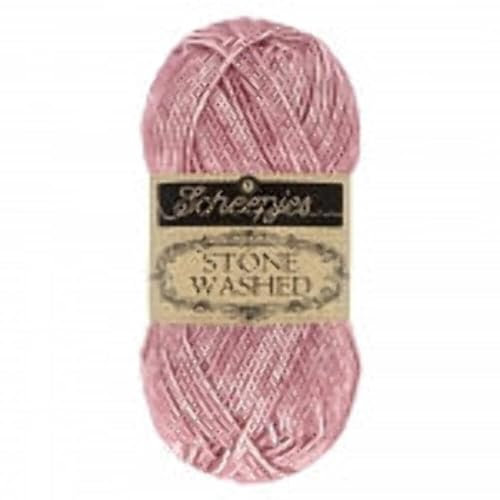 Scheepjes - Scheepjes 808 Korund Rubin Stein Gewaschen Garn - 1x50g
