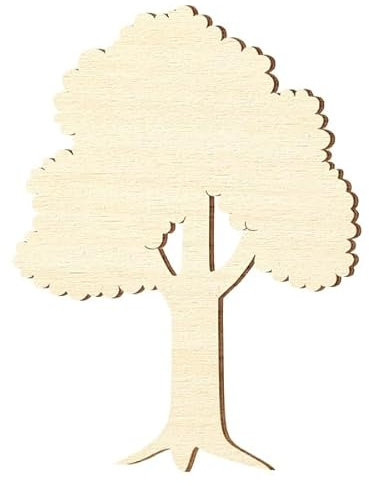 Sperrholz Zuschnitte - Laubbaum, Baum - 5-40cm, Größe:Höhe 8cm