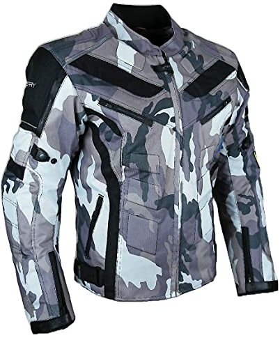 HEYBERRY Motorrad Jacke Motorradjacke Camouflage Urban Gr. 5XL