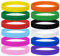 GOGO 12 Pezzi di Braccialetti di Gomma per Bambino, Braccialetti in Silicone, Accessori per Feste, Braccialetto Elastico Multicolore - Assortiti 1
