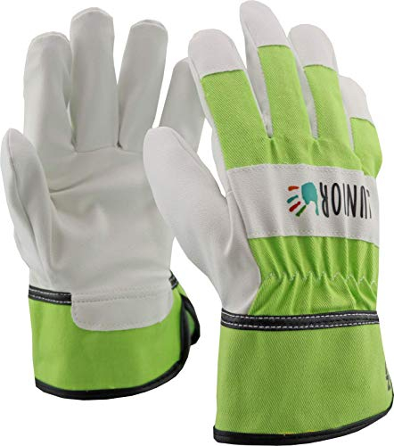 HandschuhMan. OX-ON Kids Gartenhandschuhe Arbeitshandschuhe für Kinder (6-8 Grün)