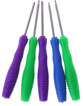 ruiruiNIE 5 In 1 Torx Magnetschraubendreher Set Handwerkzeuge Reparatur Offenen Kit T2 T3 T4 T5 T6