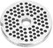 Lames de broyage en acier inoxydable 1 pièce, lames de hachoir à viande Remplacement de couteau de plaque avec des trous de tailles différentes pour hacher les viandes Fruits Légumes(3mm)