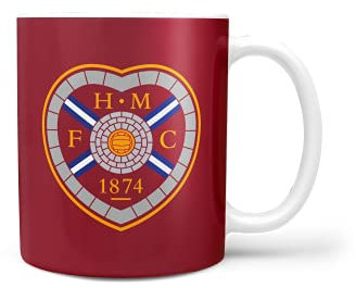 FOCO Football Heart of Midlothian FC No 1 Fan Premier League One Official Merchandise Coffee Tea Mug