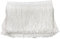 20cm x 10m Fransenborte Fransenbordüre Fransenband Dekoband Tanzfransen Schnittfranse Seide Quaste Fransen-Borten Bänder zum Nähen,DIY Basteln,Kleidung Dessous Kostüme Vorhänge Dekoration,Creme