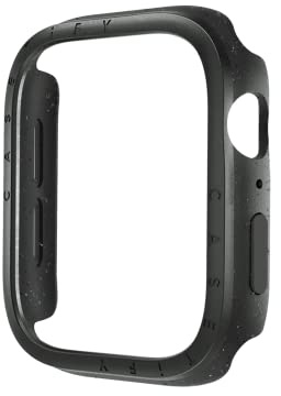 CASETiFY Impact Watch Case [Gebürstete Aluminium-Lünette] Kompatibel mit Apple Watch Series 4-6, SE - 40mm - Schwarz